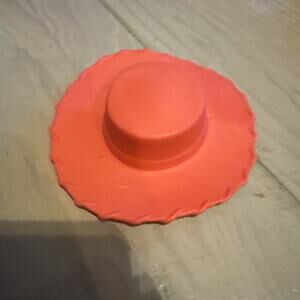 Disney Pixar Toy Story Jessie Cow Girl Solid Red Replacement Hat 4" No Doll Used